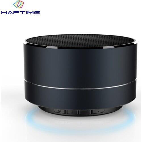 Metal Wireless Bluetooth Speaker Mini Portable Speaker Stereo Bass Subwoofer Stereo Loudspeaker Support TF Memory Card FM Radio