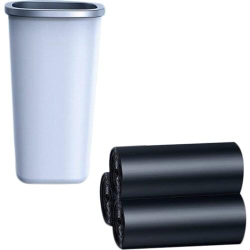 Mini Trash Can Lid Car Dustbin Car Cup Holder Trash Can Trash for Cars Offices Bedrooms ,Get Random Garbage Bags