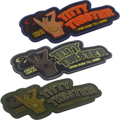 OD GREEN ARMY PATCH SEXY TITTY TWISTER Tactical Military Armband Combat Badges For Clothing Backpack