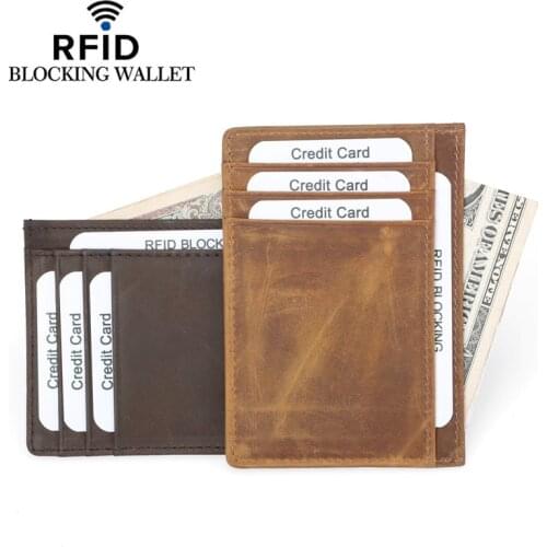 Wholesale Business Card Holder Women/men ID/Credit Card Holder Card Wallet Leather Double Zipper Card Case 50PCS/lot