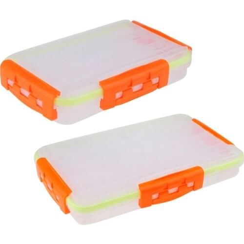 Premium Plastic Transparent Fishing Lures Bait Tackle Cell Storage Container Organizer Box Fishing Tackle Boxes