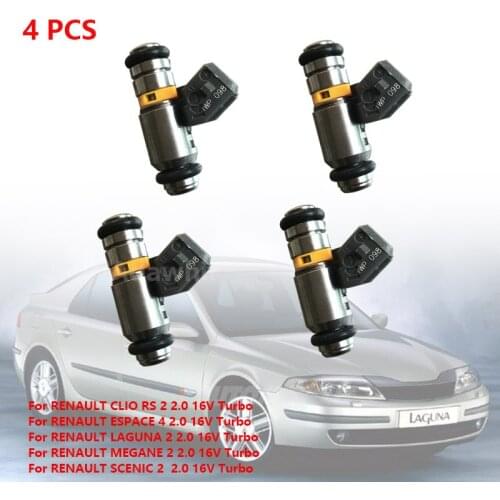 4xPCS Fuel Injector For RENAULT CLIO RS 2 ESPACE 4 LAGUNA 2 MEGANE 2 SCENIC 2 2.0 16V Turbo IWP098 820008379