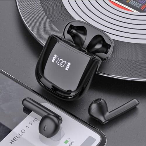 30pcs lot H1 TWS Bluetooth Earphones 5.0 True Wireless Earbuds Stereo Earphones For Xiaomi Handsfree In Ear Phone Sport Headset