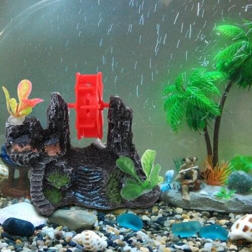 Aquarium Decoration Simulation Rockery Resin Crafts For Fish Tank Landscaping