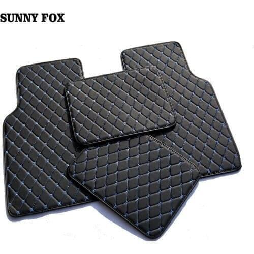 Universal car floor mats for Cadillac ATS CTS SRX SLS Escalade 5D car-styling all weather carpet floor liner