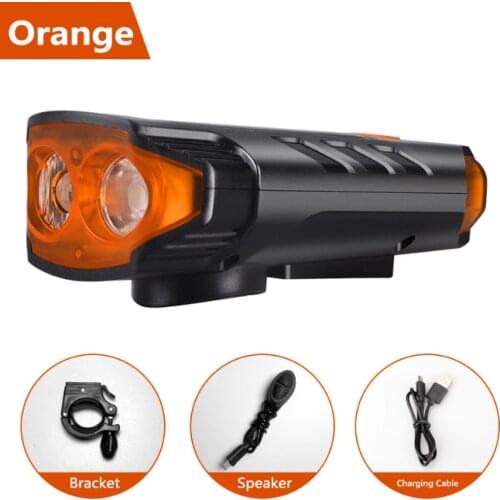 Cycling FlashLight Smart Solar Horn Front Light USB Rechargeable Rear Light LED Waterproof Headlight Bike Lamp Accessories New