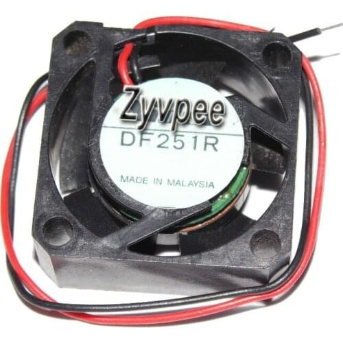 25mm 2510 DF251R 12LLA-01 D02X-12TS1 02 12V 2 wires micro case fan