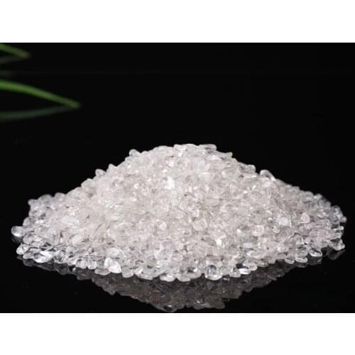 50g AAA Natural Lot of Tiny Clear Quartz Crystal Rock Chips Degaussing mini small crystal