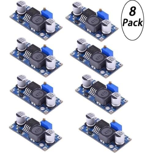 8pcs/lot LM2596 DC-DC Adjustable Buck Converter 3.0-40V to 1.5-35V Power Supply Step Down Module