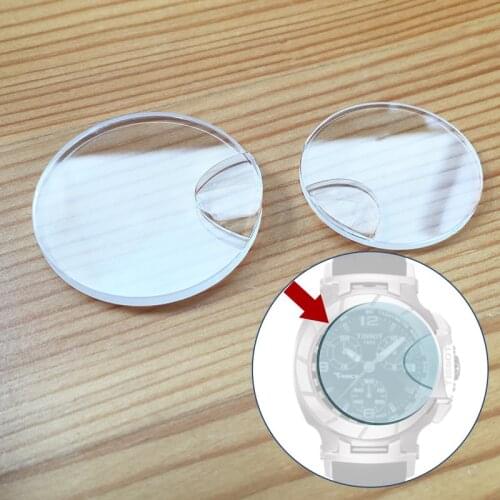Sapphire crystal glass for Ti ssot T-Sport Trace T048 automatic watch