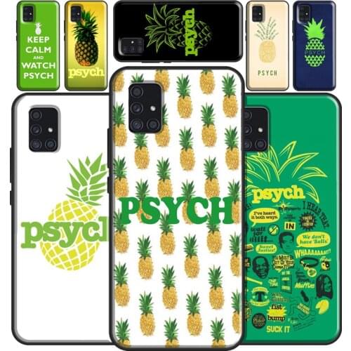 Psych Pineapple Case For Samsung A12 A32 A42 A52 A72 A02S A20S A30 A40 A50 A70 A21S A20e A31 A41 A51 A71