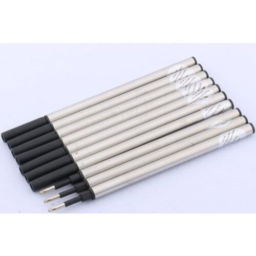 JINHAO Quality BLACK stainless steel waterproof GIFT rollerball Pen ink Refills