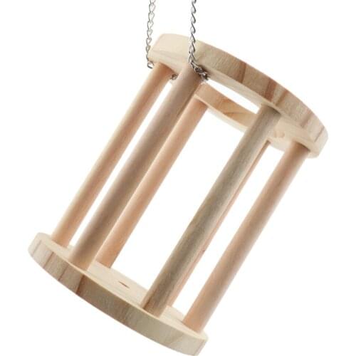 Pet Cage Fixed Hay Rack Manger Natural Wooden Hay Feeder Hay Rabbit Feeder Rabbit Food Dispenser Clean & Dry