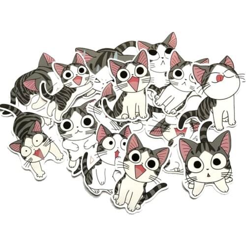 Cute Animal Stickers Anime Chis Sweet Home Sticker Skateboard Laptop Scrapbook Suitcase Motorcycl Waterproof Lovely Cat Sticker
