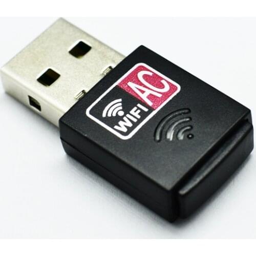 Mini 600Mbps USB WiFi Dongle Adapter, Dual Band USB Wireless Network lan Card for PC Desktop Laptop Tablet 802.11a/g/n/ac