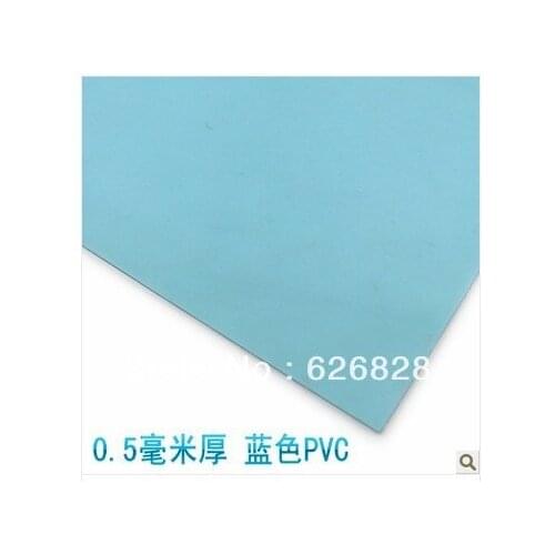 Sand table model transparent blue PVC material thickness 0.5 mm 24 * 28 cm