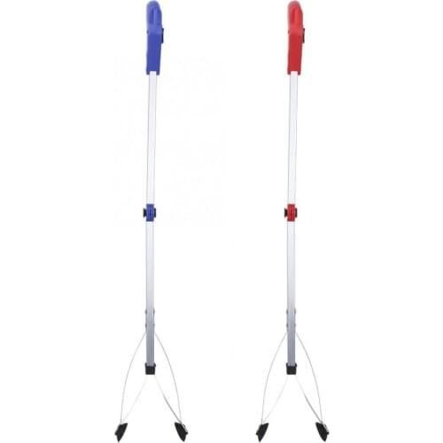 Garbage Picker Folding Trash Grabber for Leaves Waste Pick Up Long Arm Litter Picker Gripper Aluminum Alloy Garbage Clip Picker