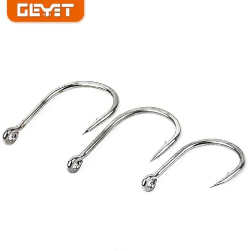 ARDEA big eye hook 7/8/10Pcs chinu without slingshot fishing needle 2.4g/3g/3.5g jig head Jigging Casting Saltwater Fish Lure