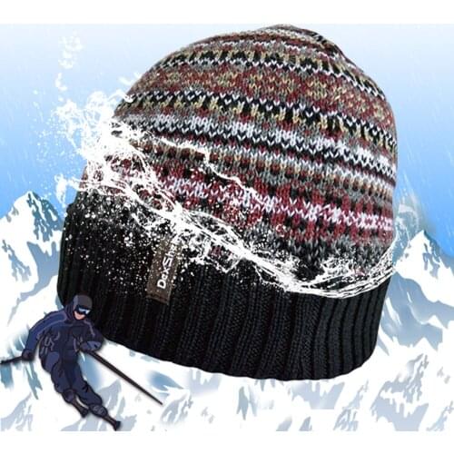 Waterproof breathable Knit and wet-permeable snowcap hats men women for Hiking Hunting Skiing Fishing Outdoor Sports DEXSHELL