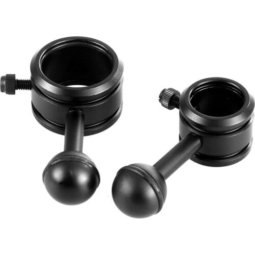 Ball Clamp Diving Flashlight Clamp Mount Bracket Connect 25MM With Ball Underwater Arm System Camera Accessories