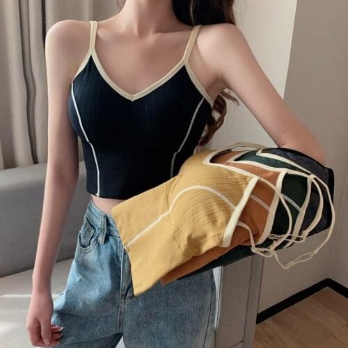 Women Sexy Tops Long Crop Top Women Padded Tank Top Sexy Lingerie Body Slim Vest Sport Fashion Seamless Underwear Black Gray