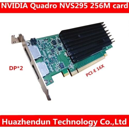 FOR Dell workstation graphics card Quadro NVS295 PCI-E DP HD interface 256M professional dual-screen graphics card 1pcs