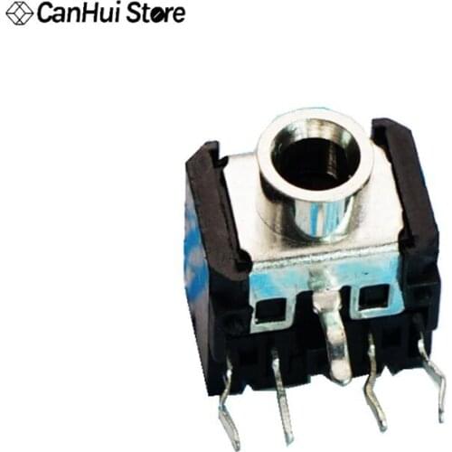 10PCS PJ306 PJ-306M 3.5mm Female Audio Connector 5Pin DIP Headphone Jack Socket PJ306M For PCB Dual Channel Copper Foot PJ-306