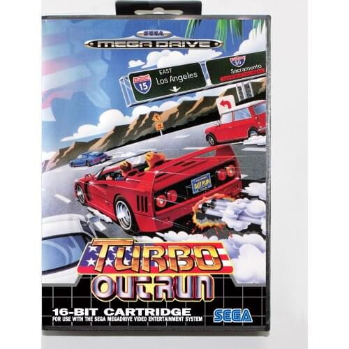 Turbo Outrun 16bit MD Game Card For Sega Mega Drive/ Genesis with Retail Box