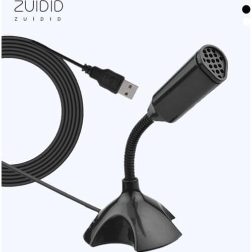 2 Colors USB Omnidirectional Microphone Mini PC Free Drive Mic For Teaching Laptop Karaoke Recording