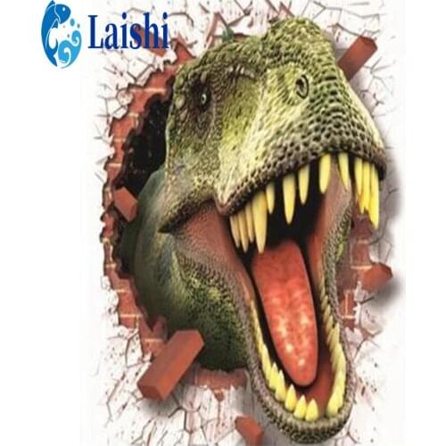 5D DIY Diamond painting Animal dragon circle kit full round drill /square character mosaic cross stitch mosaic home decor labe