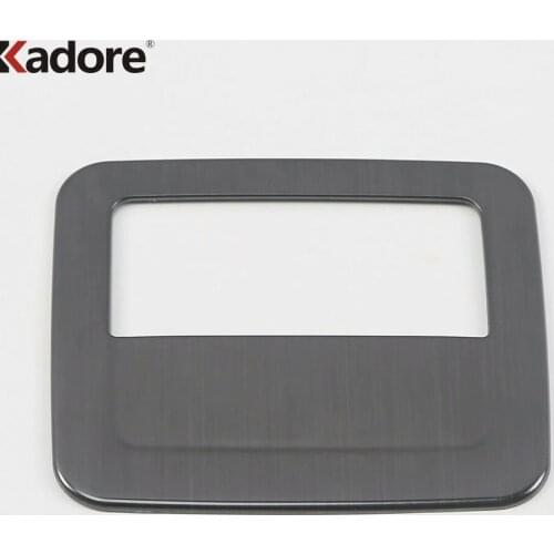 Car Interior Rear Trunk Spare Tire Switch Door Handle Cover Trim For VW For Volkswagen T-Roc TROC 2017 2018 2019 Stainless Steel