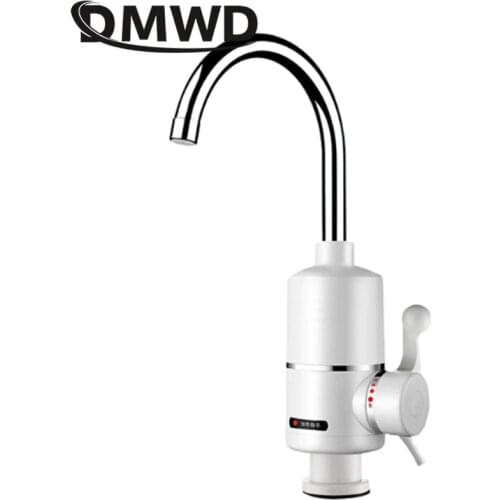 DMWD 3000W Instant Tankless Electric Water Heater Kitchen Faucet Instant Heating Tap Instantaneous Heater Lateral/Under Type