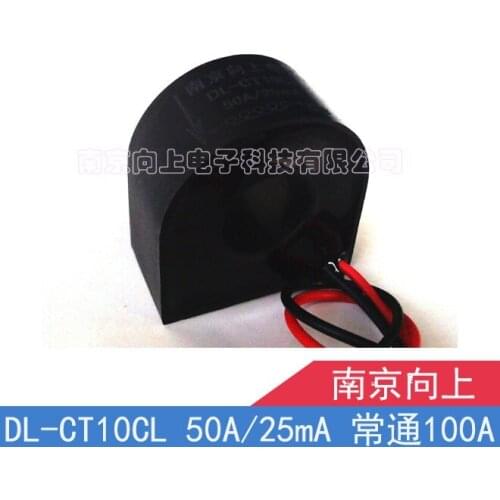 Power measurement and protection of DL-CT10CL-50A/25mA AC miniature precision current transformer
