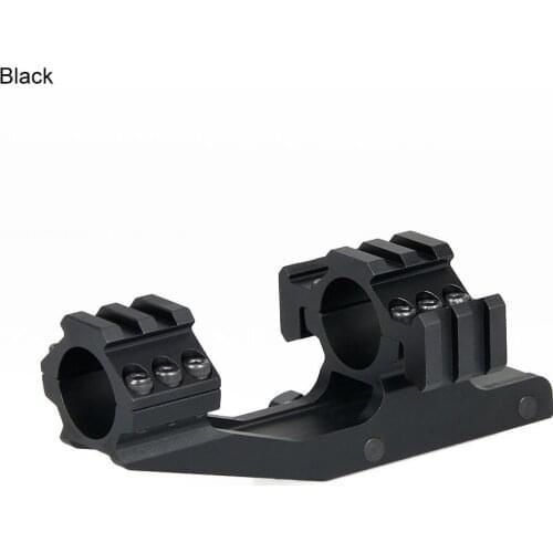 Tan Black Color 25.4MM Diameter Double Ring Cantilever Mount With Scope Mount Fit For 20MM Rail OS22-0236