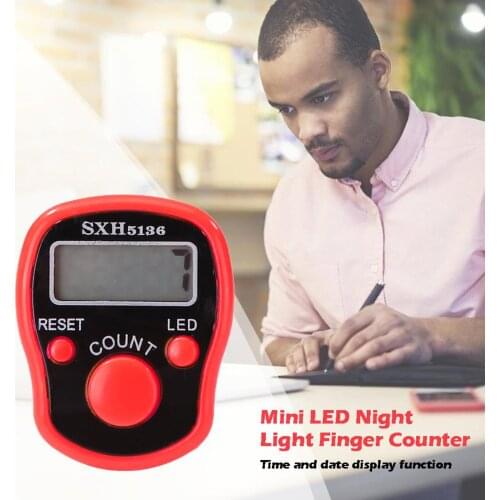 Mini Counter LCD Display Tally Counter To Carry Finger Counter Visible At Night Counter Sports Work Accessories