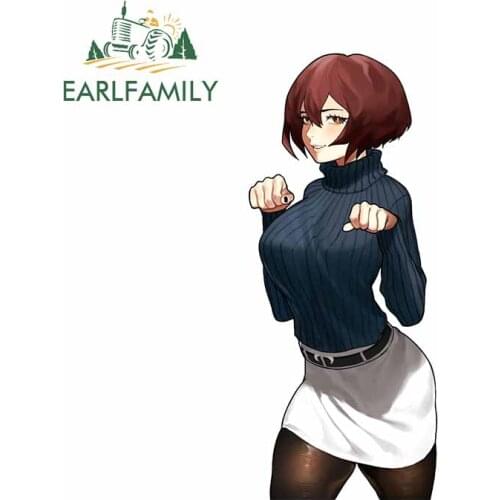 EARLFAMILY 13cm x 5.8cm For Anime DIY Motorcycle Car Stickers Cartoon Decal Car Styling Waterproof Scratch-Proof Decoration