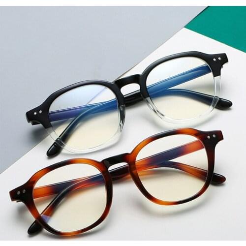 LNFCXI Anti Blue Light Reading Glasses for Women Men TR90 Flexible Frame Spring Hinge Computer Presbyopia Eyewear Ms998