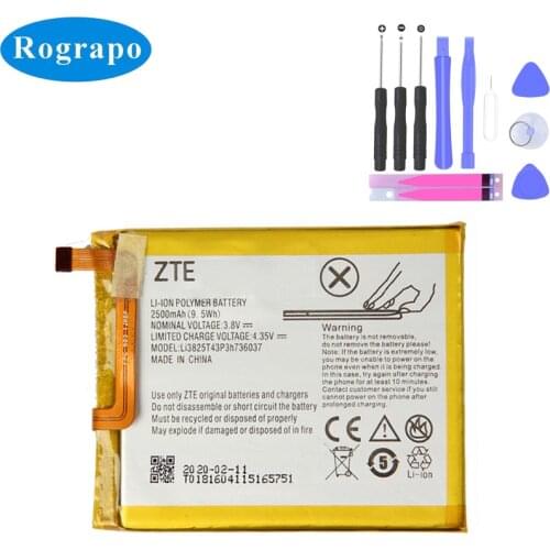 Original 2500mAh Li3825T43P3h736037 Replacement Cell Mobile Phone Battery For ZTE Blade V7 Lite A2 BV0720 Small Fresh 4