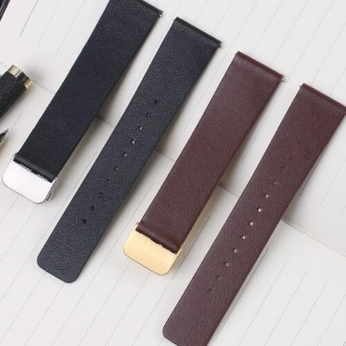 Wrist Strap High Quality WatchBands Brown Band For Citizen 18mm 20mm 22mm Black Retro Leather Strap Replacement Bracelet