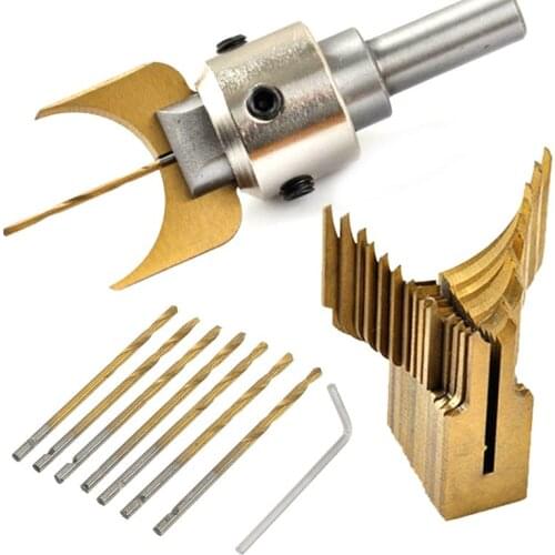 Carbide Ball Bits Blade Woodworking Milling Cutter Molding Tool Beads Router Bit Drills Set