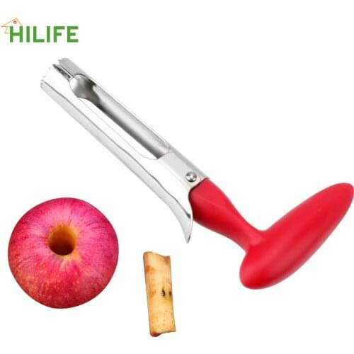 Twist Core Seed Remover Vegetable Core Removed Kitchen Gadget Tools Pear Apple Corer Stainless Steel