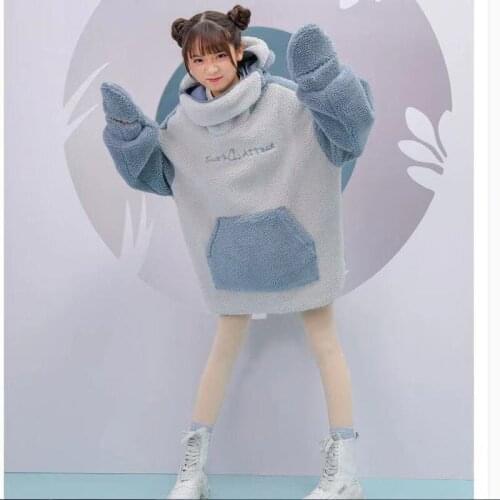 Autistic shark autumn and winter thickened cashmere design