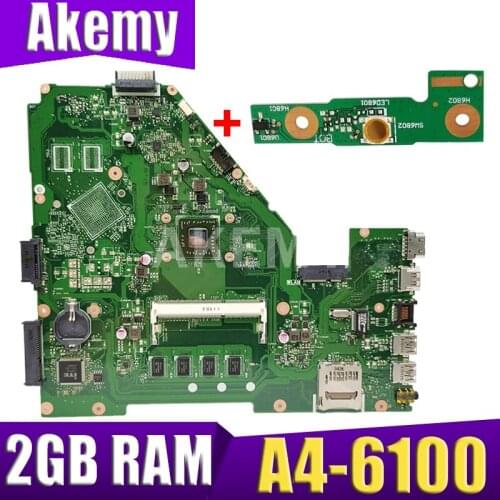 XinKaidi For ASUS X550EP X550EA X550E X550E D552E X552E A4-6100 2GB laptop motherboard tested 100% work original mainboard