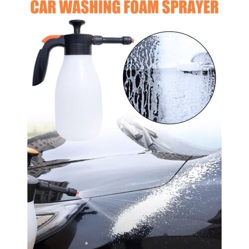1.5L Car Wash Watering Can High Pressure Cleaner Car Cleaning Sprayer Manual Snow Foam Spray Can Cleaning Foam Nozzle Spray New