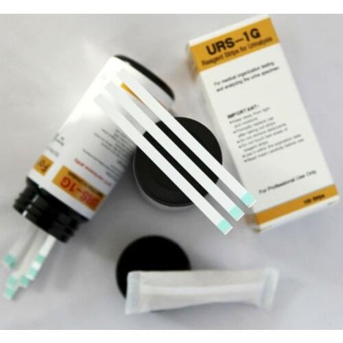 100 strips URS-1G Glucose Urine Test Strip Reagent Strip For Urinalysis With Anti-VC Interference Ability