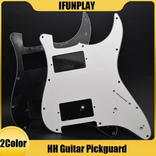 11 Holes Electric Guitar Pickguard 3ply HH Electric Guitar Pickguard Scratch Plate for FD ST Electric Guitar