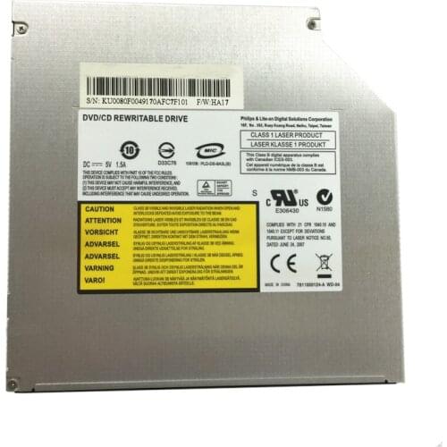 12.7mm Internal SATA For DS-8A8SH DS-8A4S DS-8A5SH DS-8A2S DS-8A3S 8A9SH Optical Drive Laptop Notebook Drive DVD Burner Writer