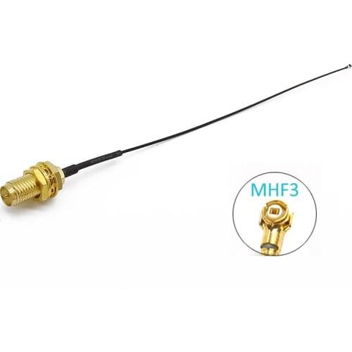 30CM RP SMA Female Jack to IPX IPEX U.FL MHF3 Bulkhead adapter 0.81mm RF Pigtail Jumper Cable for PCI WiFi Card Wireless Router