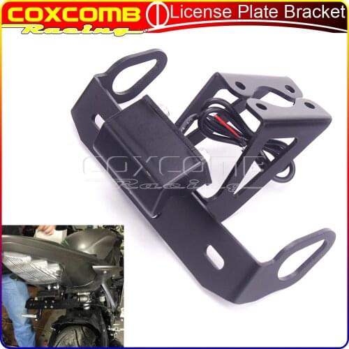 Motorcylce Accessories Tail Tidy Fender Eliminator Bracket Number License Plate Holder W/LED Light For YAMAHA YZF R6 2006-2018