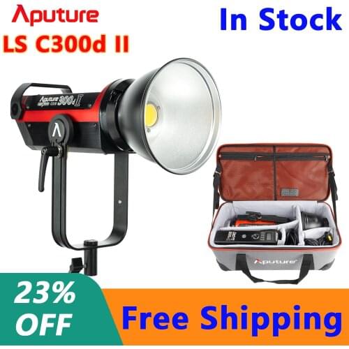 Aputure LS C300d II LED Video Light 300d 2 COB Light 5500K Daylight Studio Photo Light Photography Lighting Lamp for DSLR Camera
